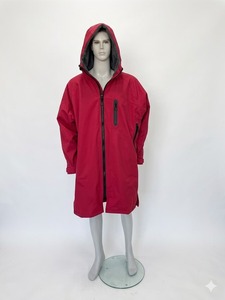 Fleece Lined <b>Changing</b> <b>Robe</b> <b>Waterproof</b> Swim Parka Coat Adult Windproof <b>Changing</b> <b>Robe</b> for Swimming Surfing and Water Sports - Product Image 6