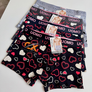 <b>Custom</b> Private Label Logo Quick Dry Mid-Rise <b>Boxer</b> Briefs Spandex/Polyester Moisture Wicking Breathable ODM Wholesale - Product Image 2