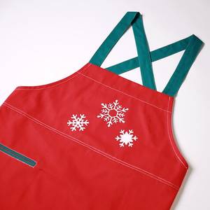Customized Canvas Barista <b>Apron</b> Unisex Coffee Shop Uniform Adjustable Leather Strap Vest Wholesale Commercial <b>Kitchen</b> - Product Image 3