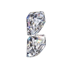 D couleur veau coupe laboratoire diamants cultivés excellente coupe VVS1 utilisation pour diamants boucles d'oreilles diamants à facettes cadeau de mariage pour elle - Product Image 3