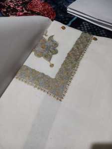 Foulard en laine de qualité supérieure brodé Masar, style Turma Tooshkar d'Oman, inspiré du Srinagar et du Cachemire - Product Image 3