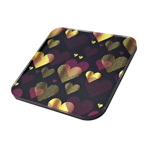 Imán Acrílico Cuadrado Personalizado Colorido para Refrigerador, Corazones, Recuerdo de Boda, Adhesivo Magnético, Regalo - Product Image 2
