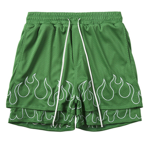 OEM Men's Training <b>Shorts</b> Mesh Elastic Waistband Gym Men's Basketball <b>Shorts</b> Double-layer Two-piece Fitness Man <b>Short</b> Pants - Product Image 6