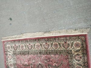 Alfombra Hecha a Mano con Diseño Rectangular Rojo Beige para Sala de Estar, con Base de Algodón Anudada a Mano, Compre Directamente del Proveedor - Product Image 4
