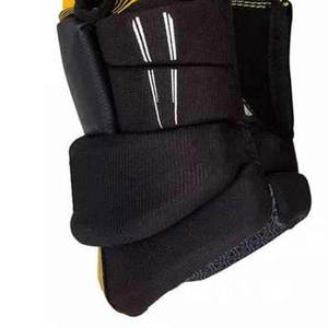 ถุงมือฮอกกี้น้ำแข็งระดับมืออาชีพ HI-GLOW SPORTS INTERNATIONAL หนังผสมคาร์บอนไฟเบอร์ ปิดแบบสแนป ปรับขนาดได้ - Product Image 6