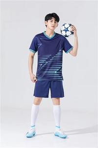 Uniforme de Fútbol Personalizado de Pakistán, Transpirable, de Color Único, para Niños, al por Mayor - Product Image 4