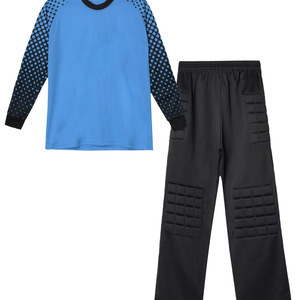 Best Quality Wholesale Custom Printed <b>Soccer</b> Jersey Adult Unisex Goalkeeper Uniform Set Breathable Plus Size Short - Product Image 3
