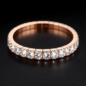 Silver Plated Moissanite Tennis Bracelet Brilliant Cut Channel Setting Geometric Luxury Unisex Everyday Wear GRA Certified - Product Image 1