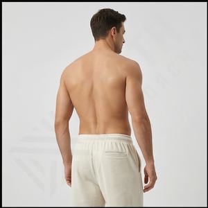 Ligero transpirable cintura elástica de gran tamaño recto pierna ancha negro algodón Vintage Casual Cargo Tank Top hombres otoño - Product Image 2