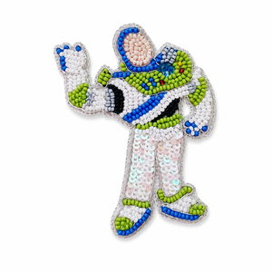 Parche Bordado con Lentejuelas y Cuentas de Astronauta, Aplique Decorativo Personalizado para Ropa, Mochilas y Accesorios - Product Image 1