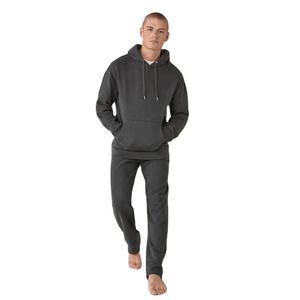 High Quality Unisex Pullover Hoodies <b>Thick</b> <b>Fleece</b> Fabric Solid Color Custom Logo Wholesale for Winter Season Men's - Product Image 2