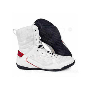 Zapatos de Boxeo de Cuero Hechos a Medida, Transpirables, Diseñados para Brindar Comodidad, Estabilidad y un Rendimiento Duradero Durante el Entrenamiento - Product Image 3