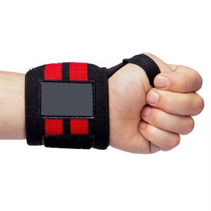 สายรัดข้อมือออกกำลังกายแบบพรีเมียมสำหรับกีฬาเพาะกายขั้นสูงและการยกน้ำหนัก พร้อมบริการสกรีนโลโก้ - Product Image 6