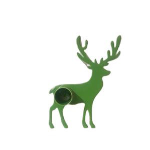 Vente chaude Porte-bougie en métal en forme de cerf Moderne Forme de renne Décoration Porte-bougie conique pour Noël Fête à domicile Table d'hiver - Product Image 1