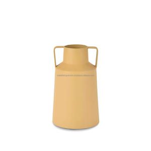 Vase à fleur en fer à double poignée pour sol et table maison et jardin décoratif pour salon mariage fête de vacances - Product Image 1