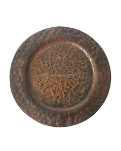 Placa de cargador de metal decorativa para Decoración de mesa de granja rústica hecha de material de acero de calibre pesado duradero - Product Image 4