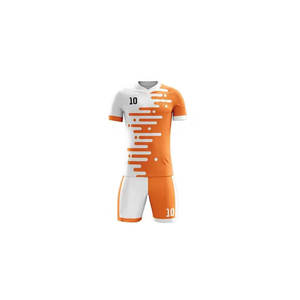 Uniforme de fútbol avanzado diseñado con sublimación en todas las superficies, camiseta y pantalones cortos de fútbol. - Product Image 2