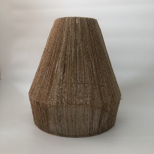 โคมไฟแขวนเพดานทำด้วยมือทำจากปอกระเจาธรรมชาติแบบชนบทโคมไฟแขวนโคมระย้า - Product Image 6