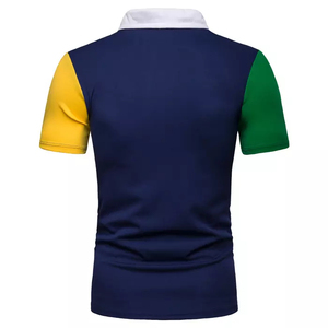 Chemise d'été décontractée et professionnelle pour hommes, anti-rides, avec poche, 100 % polyester, manches courtes, impression de logo personnalisé, marque OEM, grande taille - Product Image 2