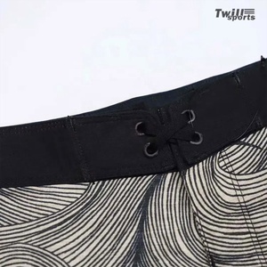 Shorts de bain élastiques pour hommes en toile camouflage, imperméables, respirants et à séchage rapide, pour le surf, la natation et le fitness, vente en gros OEM - Product Image 3