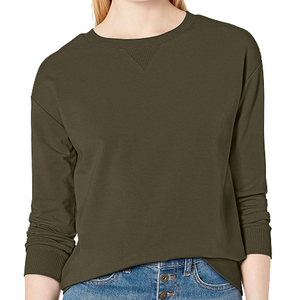 Sudaderas Personalizadas para Mujer al por Mayor, Cuello Redondo, Felpa Lisa, Diseño Impreso, Transpirables, de Secado Rápido, Ecológicas, para Gimnasio - Product Image 1