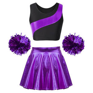 ชุดเชียร์ลีดเดอร์สำหรับผู้ใหญ่แบบยูนิเซ็กซ์ที่ดีที่สุดสำหรับงานปาร์ตี้คอสเพลย์ฮาโลวีน พร้อมพู่เชียร์ ทำจากโพลีเอสเตอร์ 100% แห้งเร็ว - Product Image 5