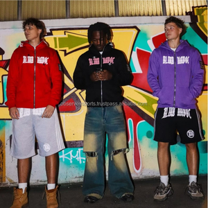 Fabricantes de ropa personalizada, chándal unisex personalizado, chándales de lana de algodón, conjunto de Sudadera con capucha de gran tamaño - Product Image 5
