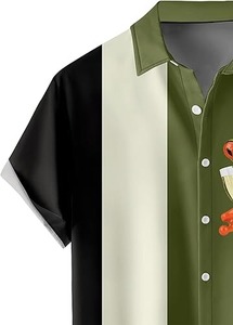 Nueva Camiseta Hawaiana para Hombre Cosida, con Logotipo/Colores Personalizados, Antiarrugas, Transpirable, Ecológica, de Primera Calidad - Product Image 5
