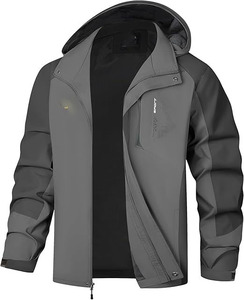 <b>Men</b>’s Elite Two-Tone Performance <b>Shell</b> – Windproof Training <b>Jacket</b> with Ergonomic Paneled Design Softshell <b>Jacket</b> - Product Image 4