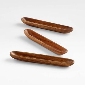 Curio Craft Premium Handmade Wooden Candle Dough Bowl/Holder | Rectangular Vessel Soy Wax Beeswax Christmas Home Decor Uttar - Product Image 1