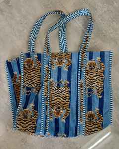 Sac fourre-tout en velours imprimé, sacs fourre-tout en velours imprimés, sac fourre-tout de shopping - Product Image 2