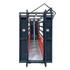 TMG CSC10 10FT Chute di Lavoro per Bestiame con Bilancia da 4500 libbre, Uscita Laterale, Aperture Oscillanti Superiori/Inferiori, Display LCD per il Peso, per Zootecnia - Product Image 4