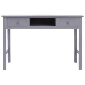 Escritorio de madera gris 43,3 "x 17,7" x 29,9 "para uso en computadora - Product Image 4