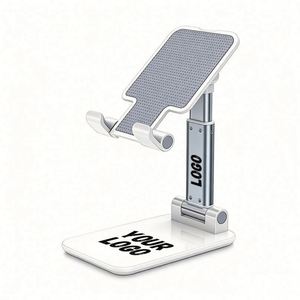 Business Gift Adjustable Bracket Universal Desktop Wholesale Mobile Phone <b>Holder</b> With Logo Custom Promotional Gifts - Product Image 1