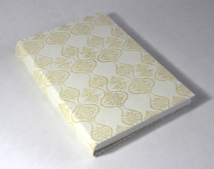 Customizable Cream Color Flock Print Cotton Paper Notebook Hardcover Journal Business <b>Diary</b> Office School Features Custom Logo - Product Image 2