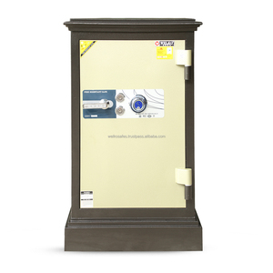 Electronic Home <b>Safe</b> WELKO OBS1000 DK Blue Combination <b>Lock</b> 2mm Stainless Steel Fireproof 1000-1200C 450x380x310mm - Product Image 1
