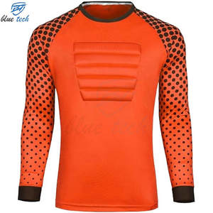Camiseta de Portero de Fútbol Estampada de Alta Calidad con Protección en el Pecho, Manga Larga, Transpirable, Protección UV, Personalizable para Equipos - Product Image 6