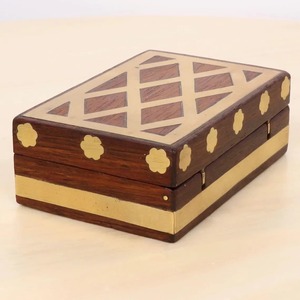 Boîte de rangement en bois la plus vendue avec couvercle, organisateur empilable pour artisanat, jouets, outils, accessoires et articles ménagers en promotion - Product Image 4