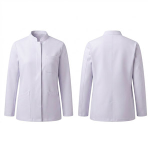 Short <b>Doctor</b> Lab <b>Coat</b> Clinical Workwear Medical Uniform Lightweight Design Custom Logo Factory Wholesale Manufacturer - Product Image 1