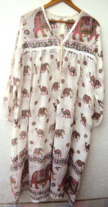 Sophistiqué # Robe tunique bohème Kftan élégante la plus vendue, infroissable, teinte en pièce, silhouette droite, tissu unique, Money - Product Image 5