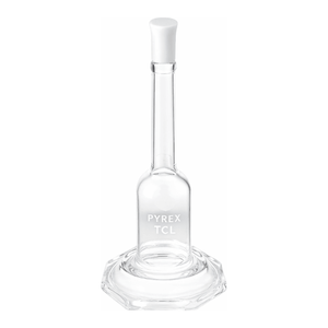 Frasco volumétrico micro de vidrio borosilicato Corning para PYREX Clase A de 50 ml con base hexagonal - Product Image 3