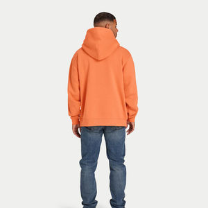 Sweat à capuche homme personnalisé OEM, coupe slim, en molleton épais de qualité supérieure, nouveau design, 100% coton. - Product Image 3