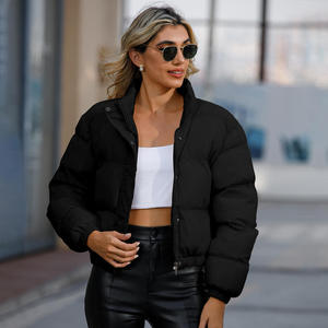 เสื้อแจ็คเก็ตผู้หญิงแบบมีฮู้ดถักนิตติ้งหนานุ่ม อุ่นสบายสำหรับฤดูหนาว บุด้วยผ้าฝ้าย เป็นมิตรต่อสิ่งแวดล้อม ระบายอากาศได้ดี - Product Image 2