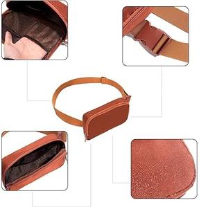 RABUSH SPORTS - Riñonera/Bandolera de Cuero Genuino Ecológico, Impermeable, de Gran Capacidad (50-70L) - Product Image 2