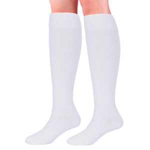 Chaussettes de sport en coton pour hommes, service OEM, couleur blanche automne, respirantes, antidérapantes, pour adultes, toutes saisons - Product Image 1