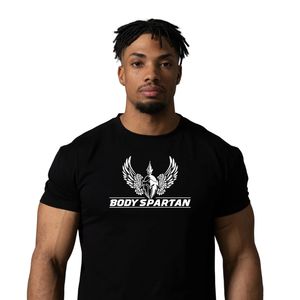 Men's Black Performance T Shirt Soft Cotton <b>Athletic</b> Fit Workout Running Casual Sportswear Fashion Top - Product Image 2