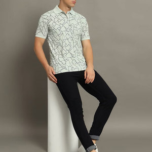 Camiseta Polo para Hombre, Moderna y Cómoda, Corte Ajustado, Color Liso, Diseña Tu Propia Camiseta Polo - Product Image 6