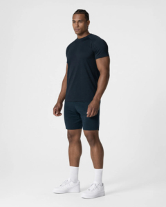T-shirt pour homme 100% coton, col rond, manches courtes, coupe classique, design uni, style streetwear, anti-boulochage, respirant - Product Image 4