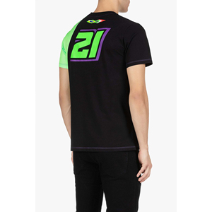 Vente en gros de T-shirts Morbidelli 21 de haute qualité pour sérigraphie, coupe classique, 100% coton, anti-rétrécissement, noirs, sportifs - Product Image 3