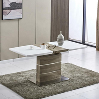 Table de salle à manger de luxe en céramique, ensemble de meubles de salle à manger moderne et extensible pour cuisine